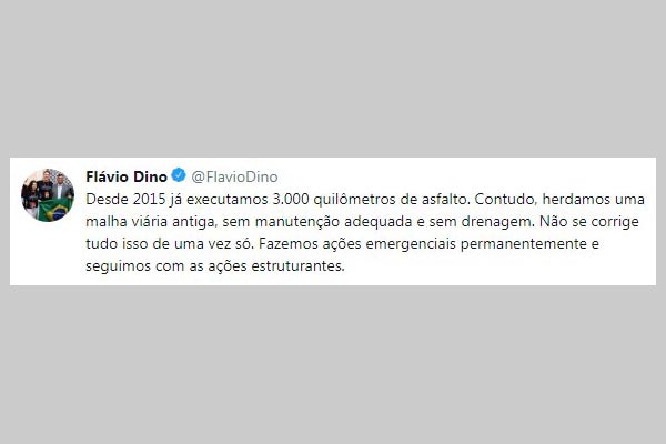 Flávio Dino não explica caos em MAs e culpa outros Zeca Soares