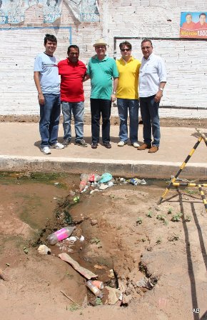 Victor Mendes, Josemar, Hildo, Marconi e Luís Fernando discutiram execução de obras de infraestrutura em Paço do Lumiar