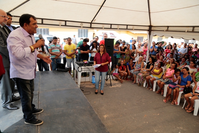 Prefeito Josemar Sobreiro destacou o empenho de sua gestão em buscar apoio do Governo Federal para que a população luminense pudesse morar com segurança em imóveis próprios