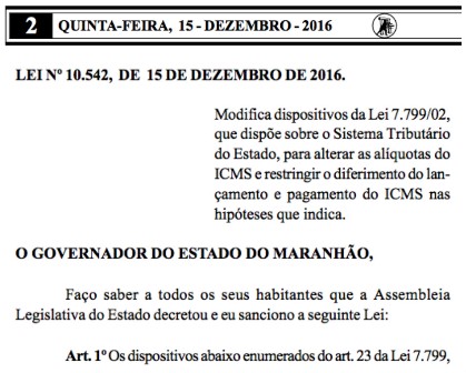 Ato que sancionou o aumento do ICMS foi sancionado no mesmo dia da aprovação da AL