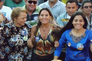 Paulinha Lobão quando visita a Imperatriz (Foto/divulgação)