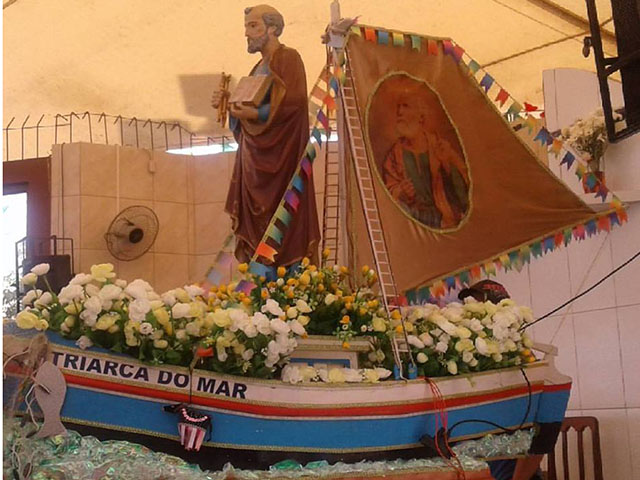 São Pedro: o patriarca do mar. Foto: Carol Botelho